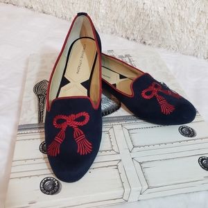 Adrienne Vittadini Bow Print Loafer